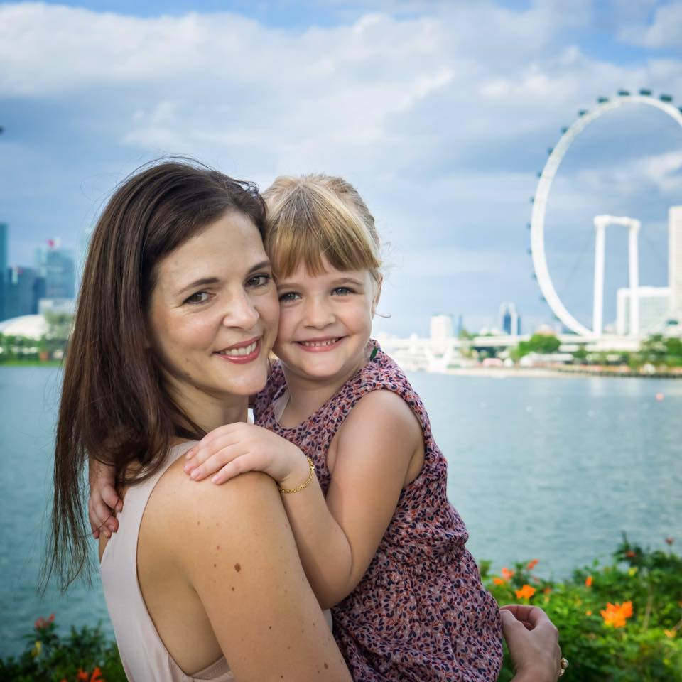 Daughter with his mother