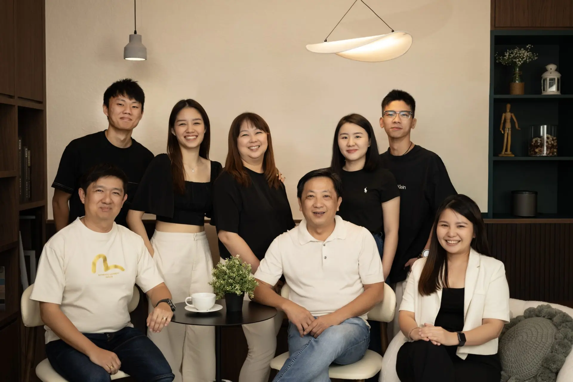 Interior design team group photo